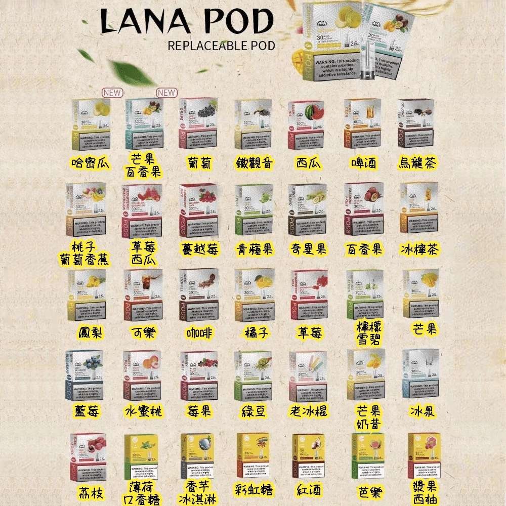 LANA拉娜一代煙彈推薦